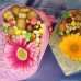 Ореховый букет с цветами